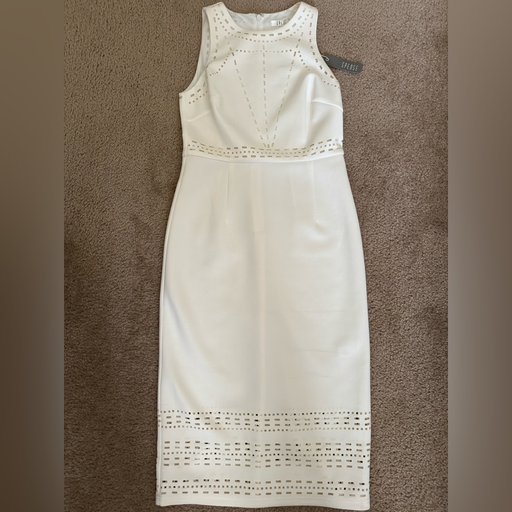 NWT White Spense Dress, Size 4